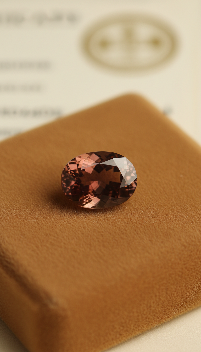 Oval-Cut Spinel Gemstone Natural