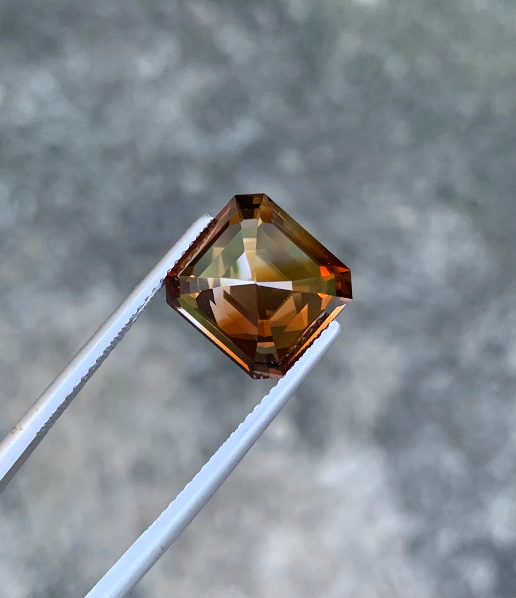 Natural bi color zircon