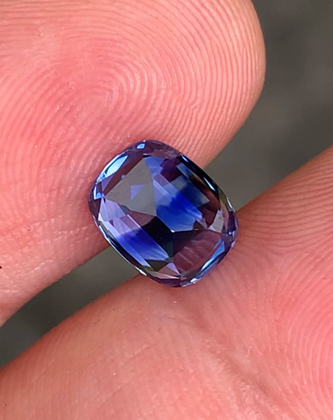 Bi color sapphire from Madagascar