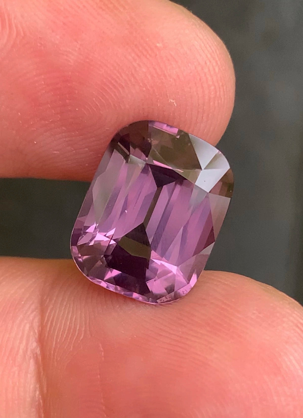 Natural purple spinel