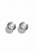 Freshwater Pearl Silver Stud Earrings